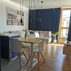  Apartament Wola Blue Modern